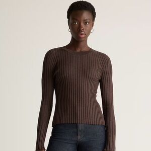 NWOT Cotton Cashmere Ribbed Tee